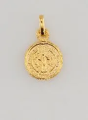 Gold-Plated St Benedict’s Medal – 10mm
