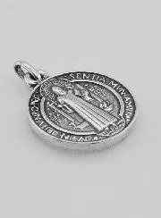Silver-Plated St Benedict’s Medal – 18mm