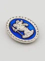 Saint Christopher Car Badge Magnet – 4cm