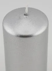Tabletop Candle - Silver