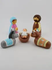 Children’s Nativity Scene – Pink Mary