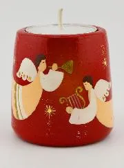Musical Angels Christmas Candle Holder – 5cm