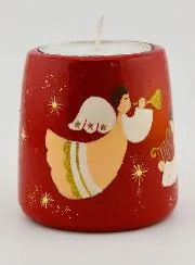 Musical Angels Christmas Candle Holder – 5cm