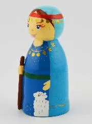 Wooden Figurine – Sarah