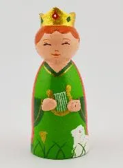 Wooden Figurine – King David