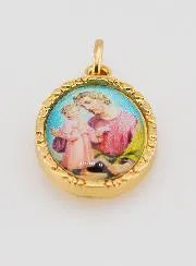 Twisted-Edge Medal 25mm – Saint Joseph