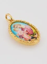 Twisted-Edge Medal 25mm – Saint Joseph