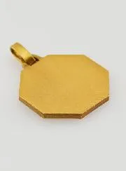 Gold-Plated Saint Therese Medal