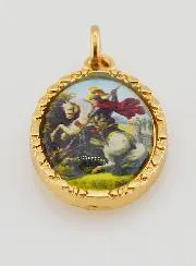 25mm Twisted-Edge Medal – Saint George