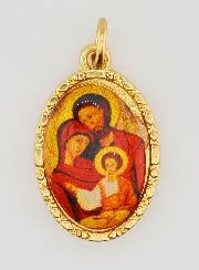 25mm Twisted Edge Medal – Holy Family