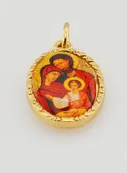 25mm Twisted Edge Medal – Holy Family
