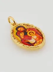 25mm Twisted Edge Medal – Holy Family