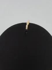 Decorative Ball Candle 8cm – Matt Black