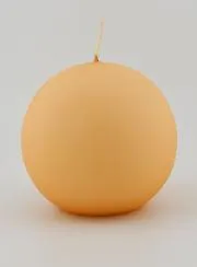 Decorative Ball Candle – Matt Cream