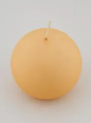 Decorative Ball Candle – Matt Cream