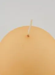 Decorative Ball Candle – Matt Cream