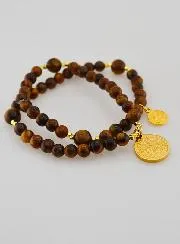 St Benedict’s Tiger’s Eye Rosary