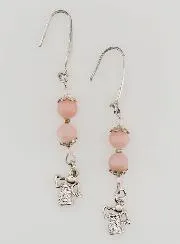 Guardian Angel Opal Earrings – Silvery