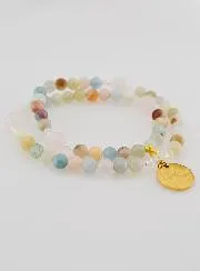 Morganite and Rose Quartz Rosary – Dove of Peace