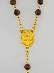 Natural Stone Rosary – Tiger’s Eye