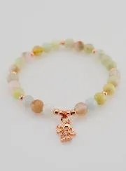 Religious Bracelet – Guardian Angel and Morganite