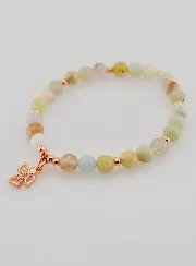 Religious Bracelet – Guardian Angel and Morganite