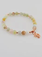 Religious Bracelet – Guardian Angel and Morganite