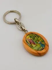 Keyring Guardian Angel and Saint Christopher