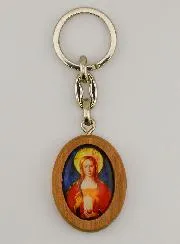 St Mary Magdalene and St Christopher Keyring