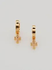 Children's Earrings – Cross Hoops