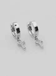 Children's Earrings – Cross Hoops