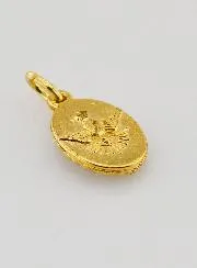 Twisted-Edge Medal 15mm – Our Lady of Lourdes