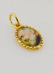 Twisted-Edge Medal 15mm – Padre Pio