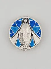 Enamel Car Magnet - Miraculous Virgin