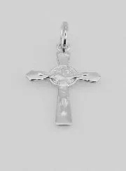 Silver St Benedict's Cross Pendant – 22mm