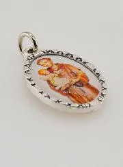 Twisted-Edge Medal 25mm – Saint Anthony