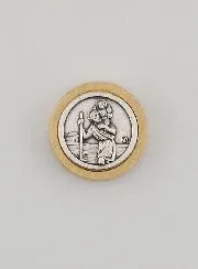 Saint Christopher Car Badge Magnet - 22mm