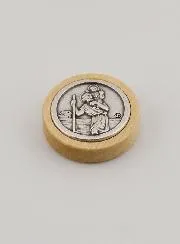 Saint Christopher Car Badge Magnet - 22mm
