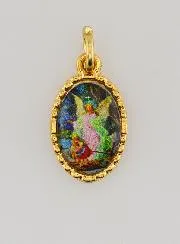 Twisted-Edge Medal 15mm – Guardian Angel