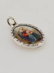 Twisted-Edge Medal 25mm – Saint Anne