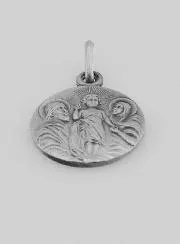 Silver Holy Family Medal – 17mm