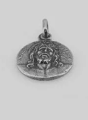 Silver Holy Face of Christ Medal – 17mm