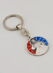 Enamel Keyring Merciful Jesus