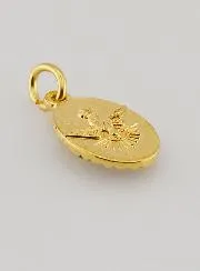 Twisted-Edge Medal 15mm – Saint Charbel