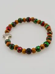 Children’s Bracelet with Cross – Black