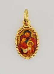 Twisted-Edge Medal 15mm – Holy Family