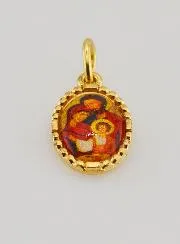 Twisted-Edge Medal 15mm – Holy Family