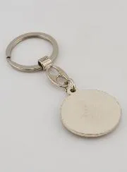 Saint Benedict Enamel Keyring