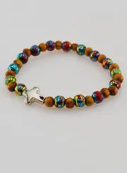 Children’s Bracelet with Cross – Red