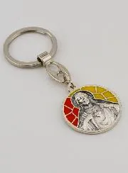 Sacred Heart of Jesus Enamel Keyring